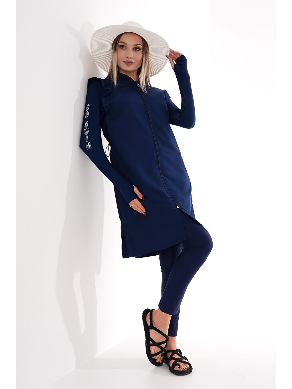 Tam Kapalı Tesettür Mayo 2511 Bahar Lacivert-1