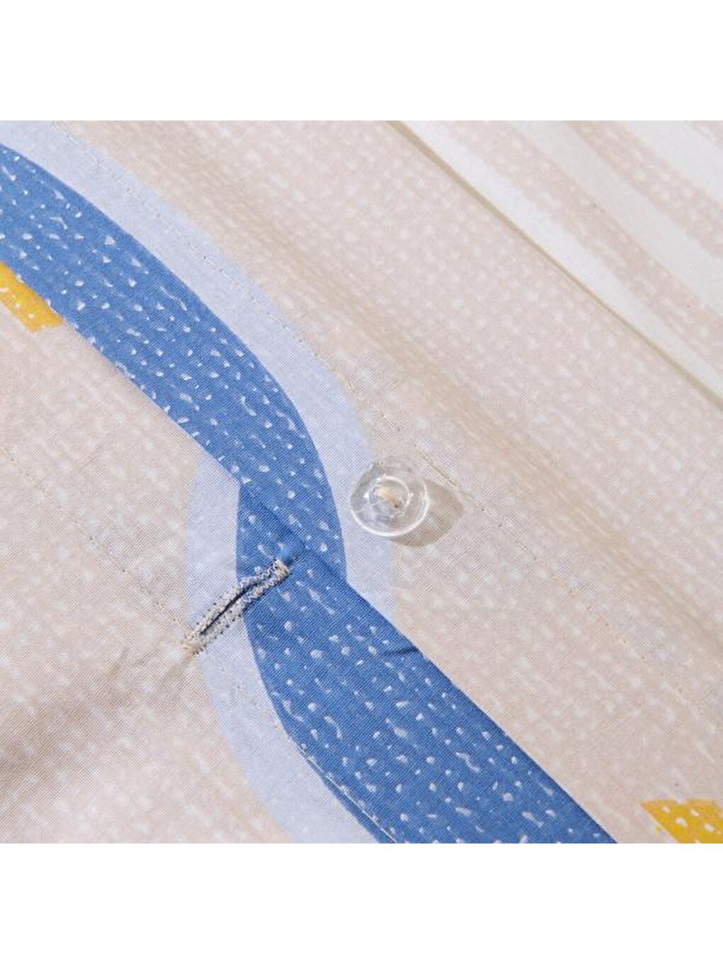 Karışık Soft Retro Çift Kişilik Nevresim Takımı - Renkli-2