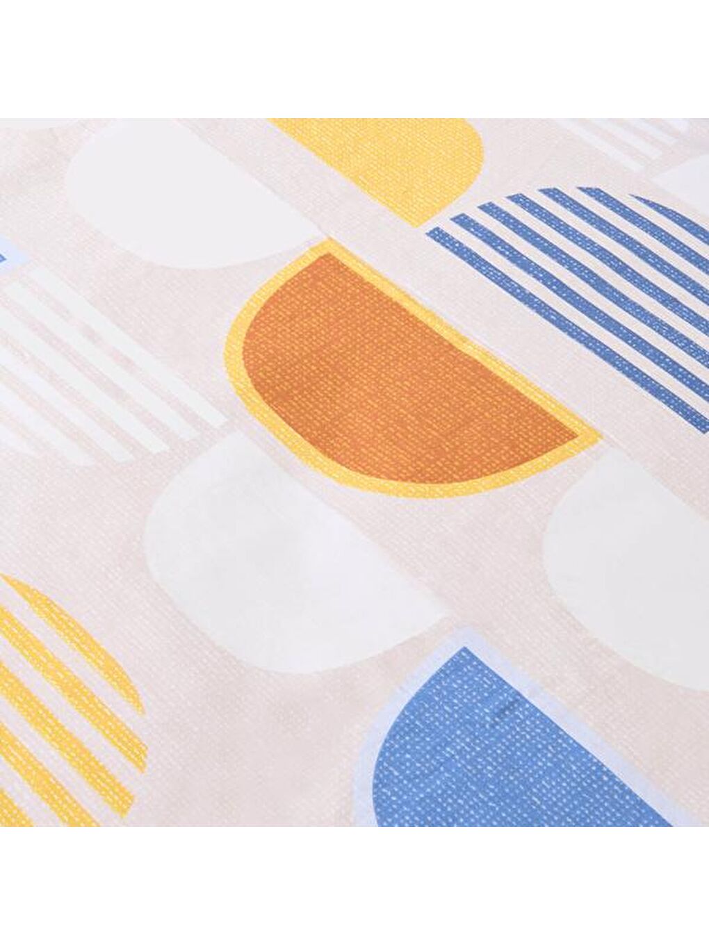 Karışık Soft Retro Çift Kişilik Nevresim Takımı - Renkli-3