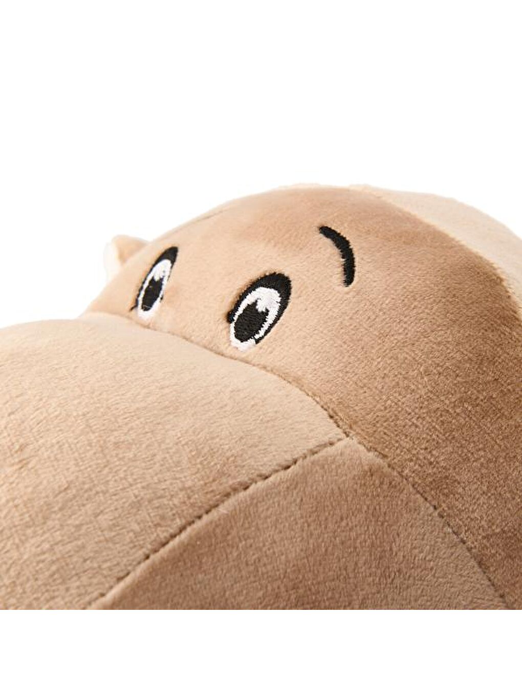 Soft Su Aygırı Figürlü Yastık - Bej - 40x20 cm-3