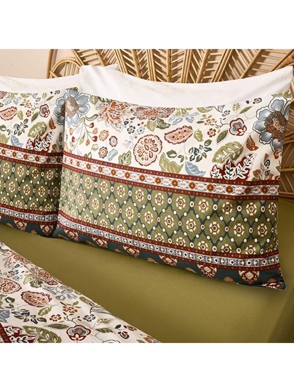 Karışık Soft Pia Çift Kişilik Nevresim Takımı - Renkli-3