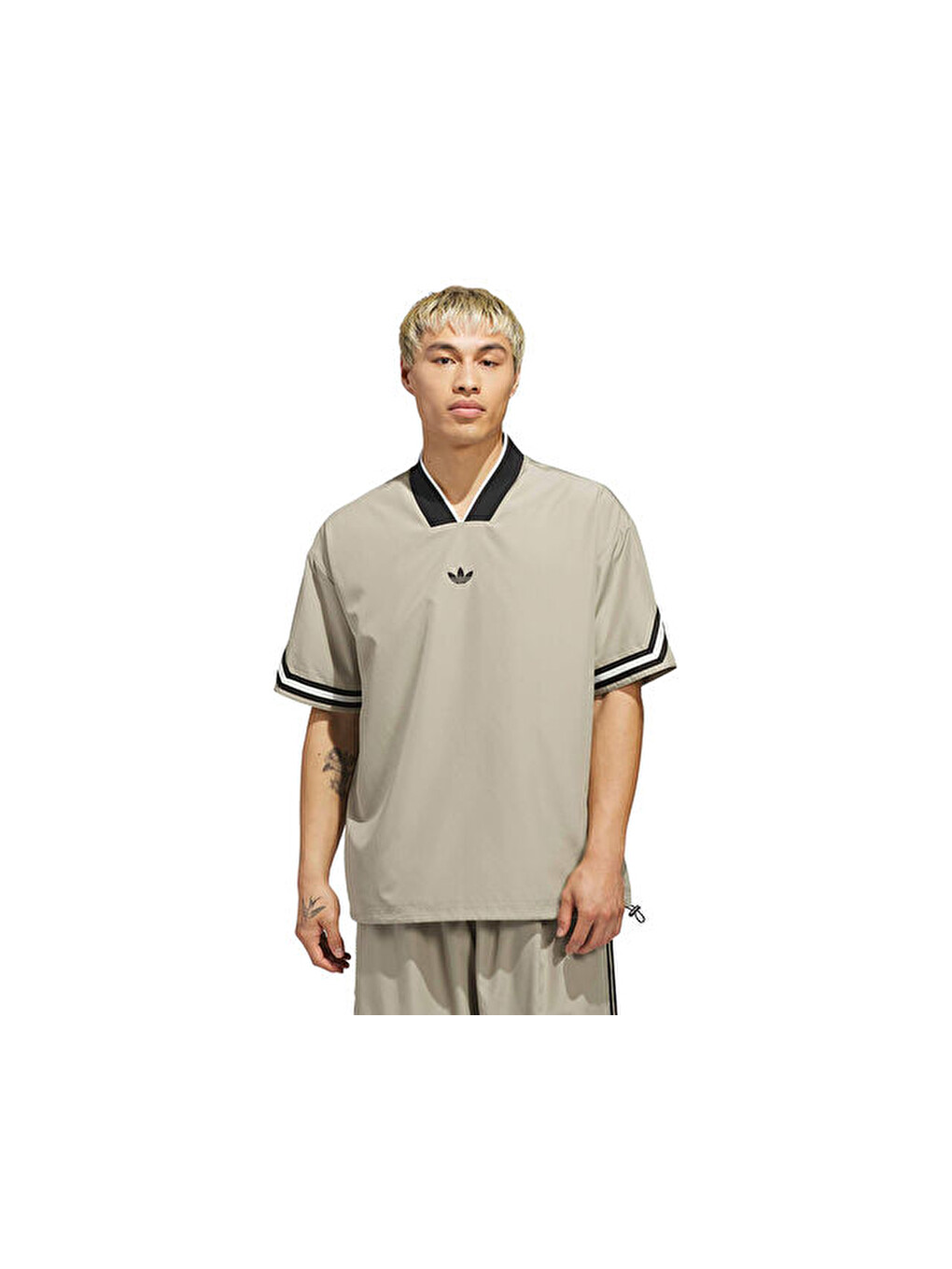 Warm Up Top Unisex Basketbol Tişörtü Ka9350 Haki-3