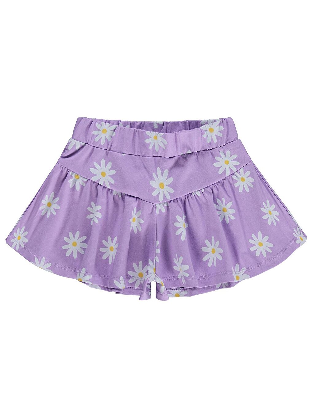 Girls Papatya Desenli 2-5 Yaş Etek - Lila