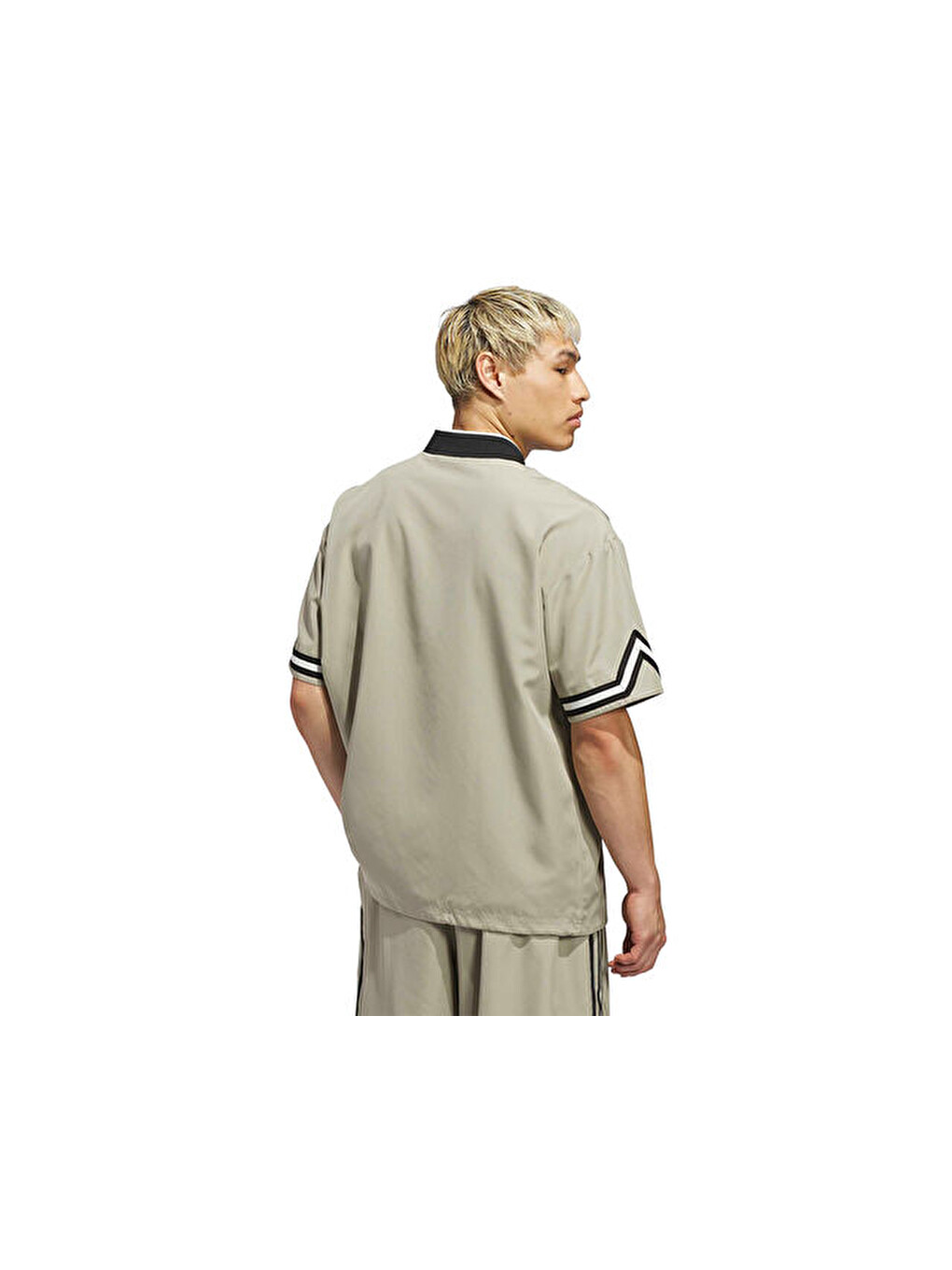 Warm Up Top Unisex Basketbol Tişörtü Ka9350 Haki-4