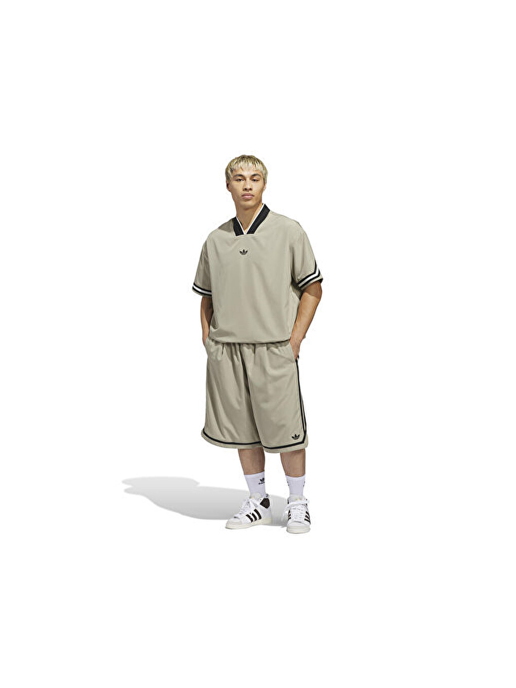 Warm Up Top Unisex Basketbol Tişörtü Ka9350 Haki-7