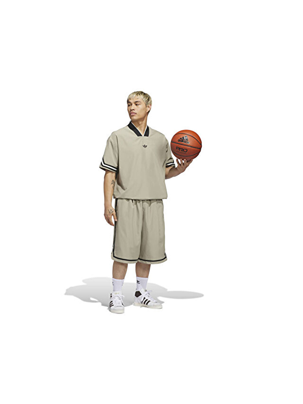 Warm Up Top Unisex Basketbol Tişörtü Ka9350 Haki-8