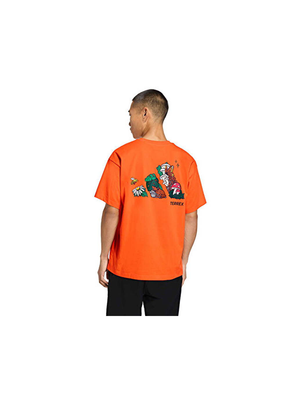 U Terrex Nature G T Unisex Outdoor Tişörtü Kb9611 Turuncu-1