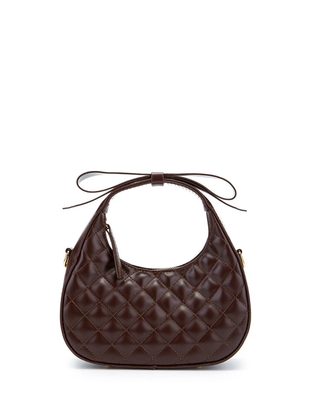 Fiyonk Askı Detaylı Mathilda Kadın Çapraz Çanta Kahverengi