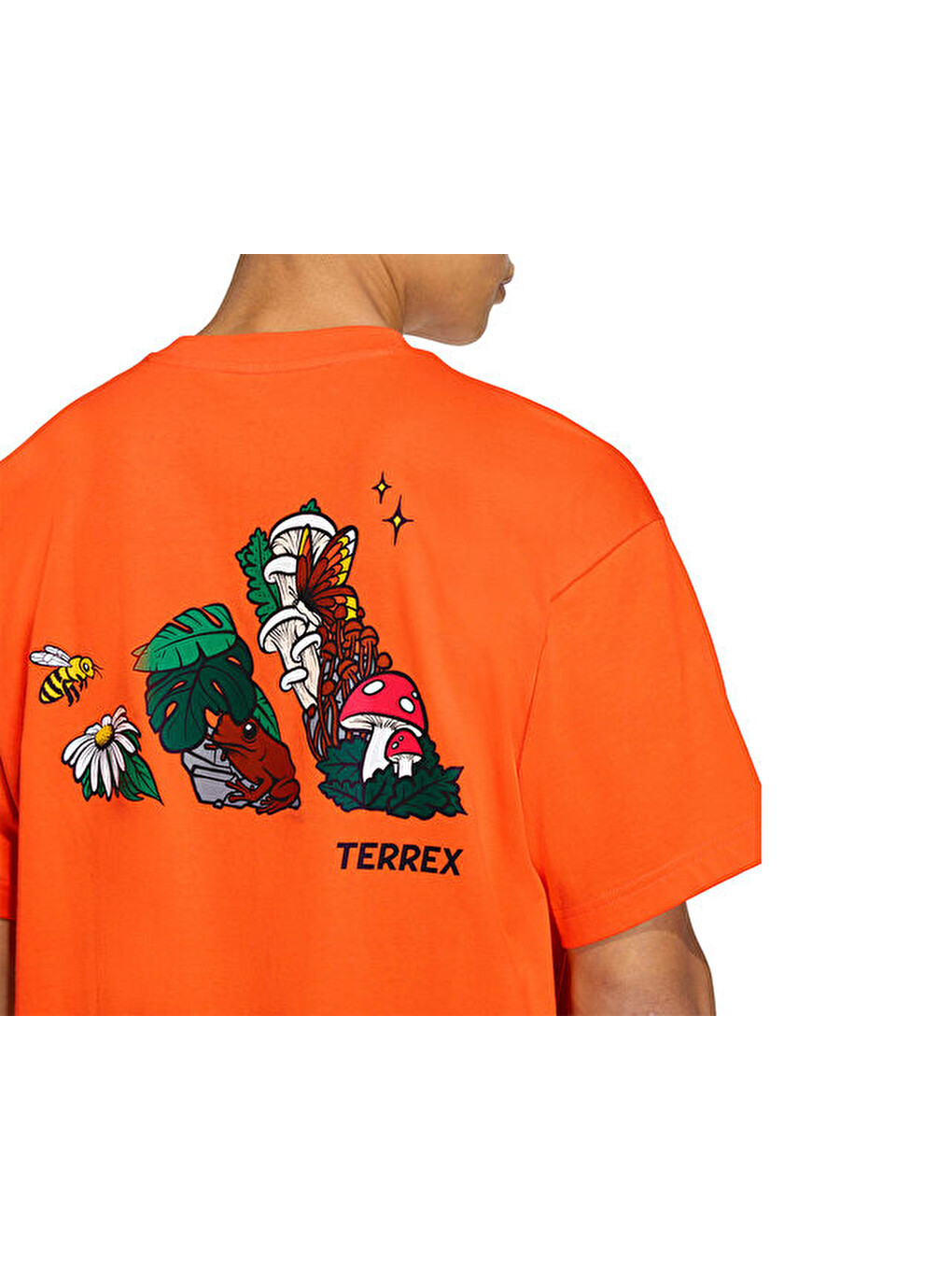 U Terrex Nature G T Unisex Outdoor Tişörtü Kb9611 Turuncu-4