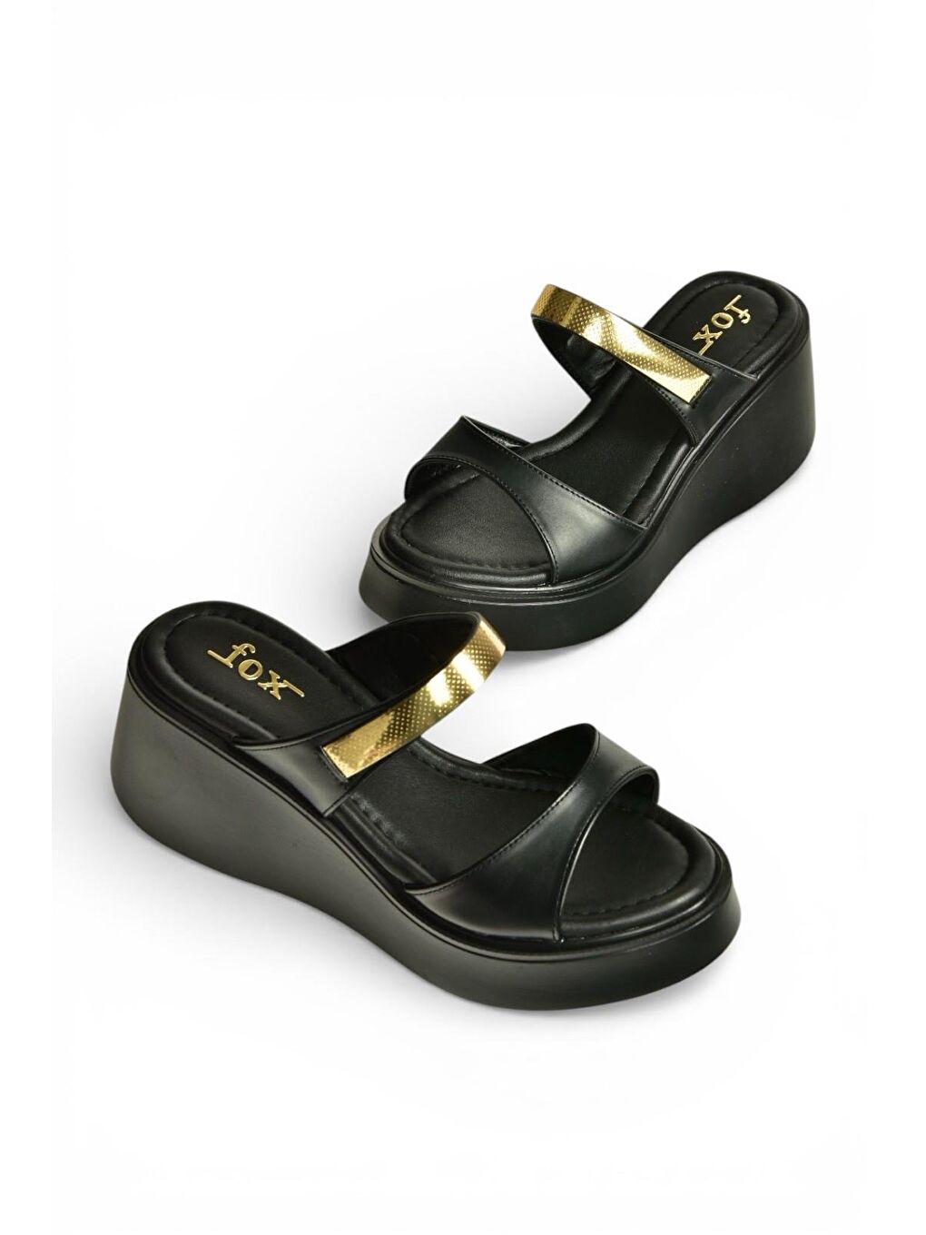 Siyah Kadın Terlik Y973518509-3