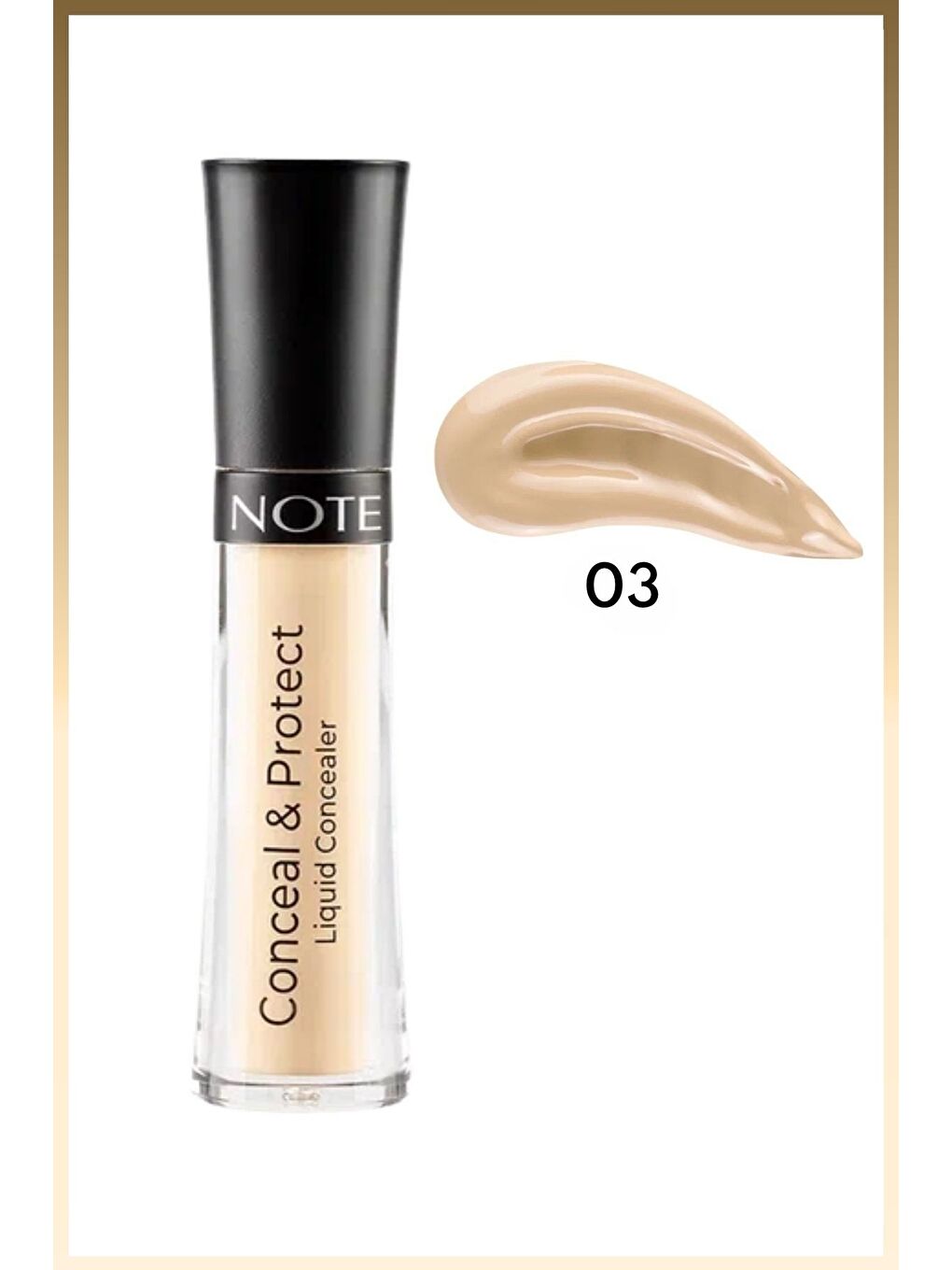 Conceal & Protect Concealer Likit Göz Altı Kapatıcısı - 03 Soft Sand-2