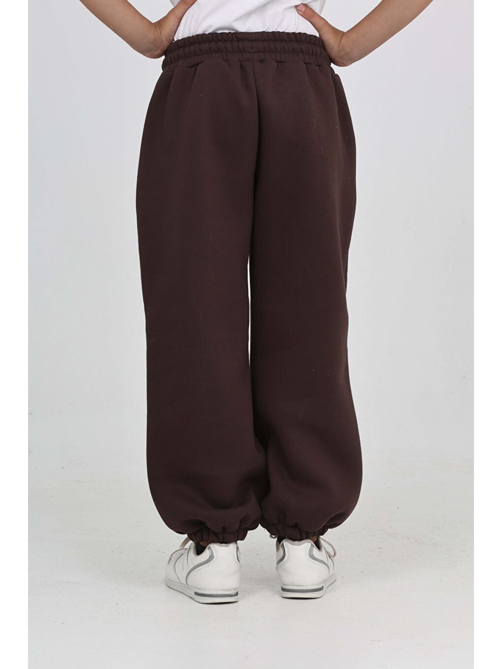 Kahverengi Unisex Çocuk Eşofman Alt-4