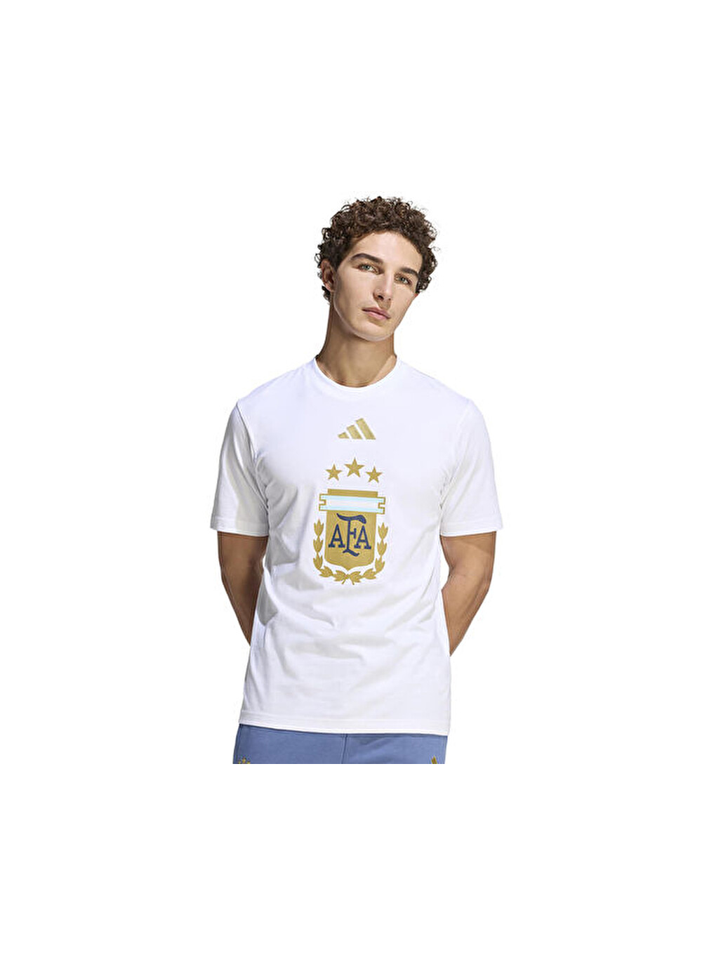 Fıfa World Cup 26 Arjantin Dna Graphic Tişört Jz6299 Beyaz