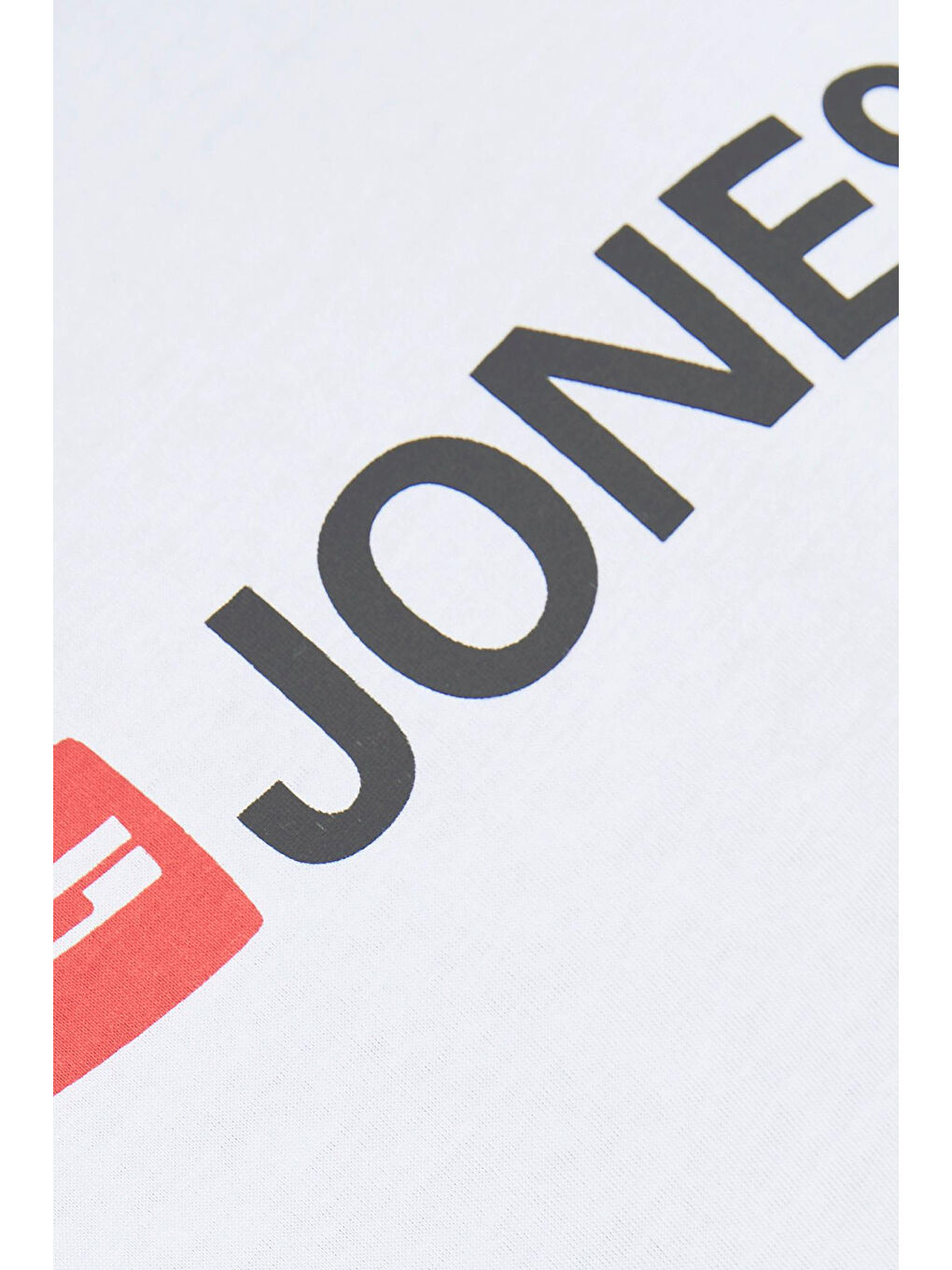 Beyaz Büyük Beden Bisiklet Yaka % 100 Pamuk Plus Jjecorp Erkek T Shirt 12184987-4