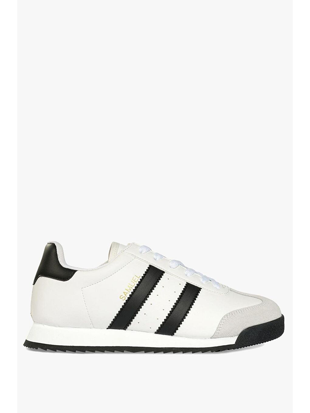 Samuel Beyaz Siyah Erkek Spor Ayakkabı