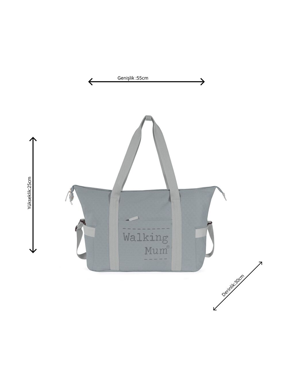 Eco Mum XL Bebek Bakım Seyahat Çantası Cloud-1
