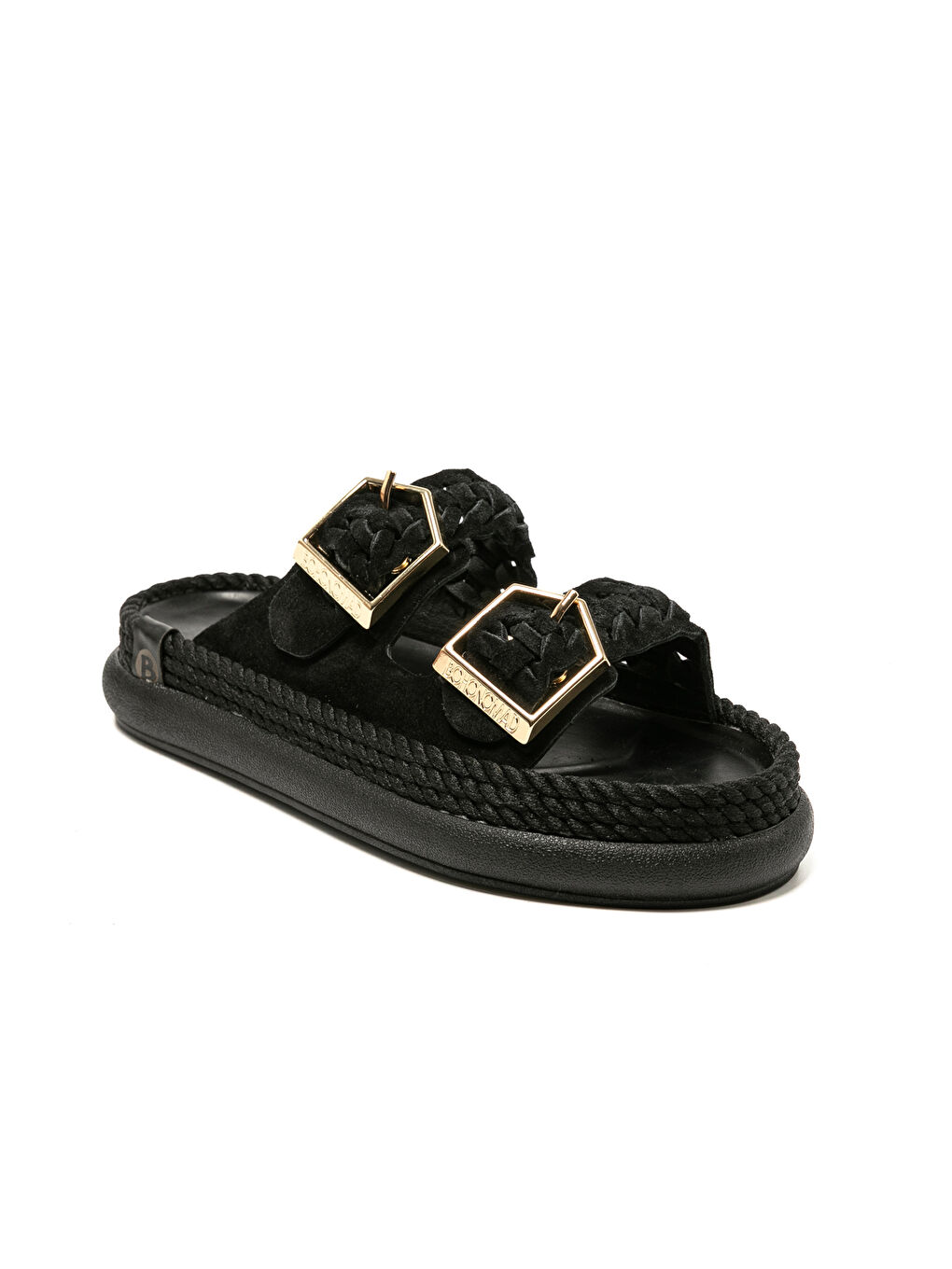 SYDOR20-00020 Sydney Örgü Kadın Terlik Siyah-1