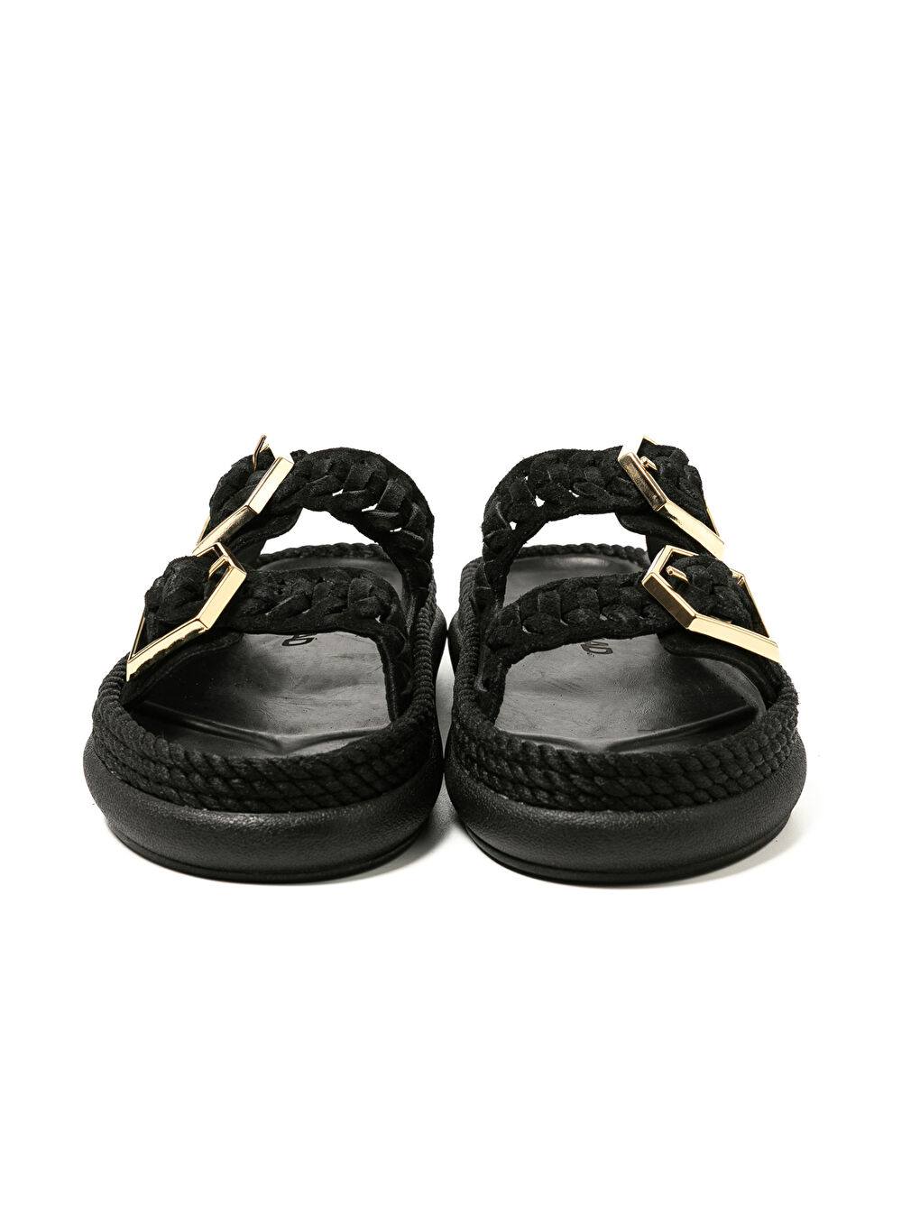 SYDOR20-00020 Sydney Örgü Kadın Terlik Siyah-3