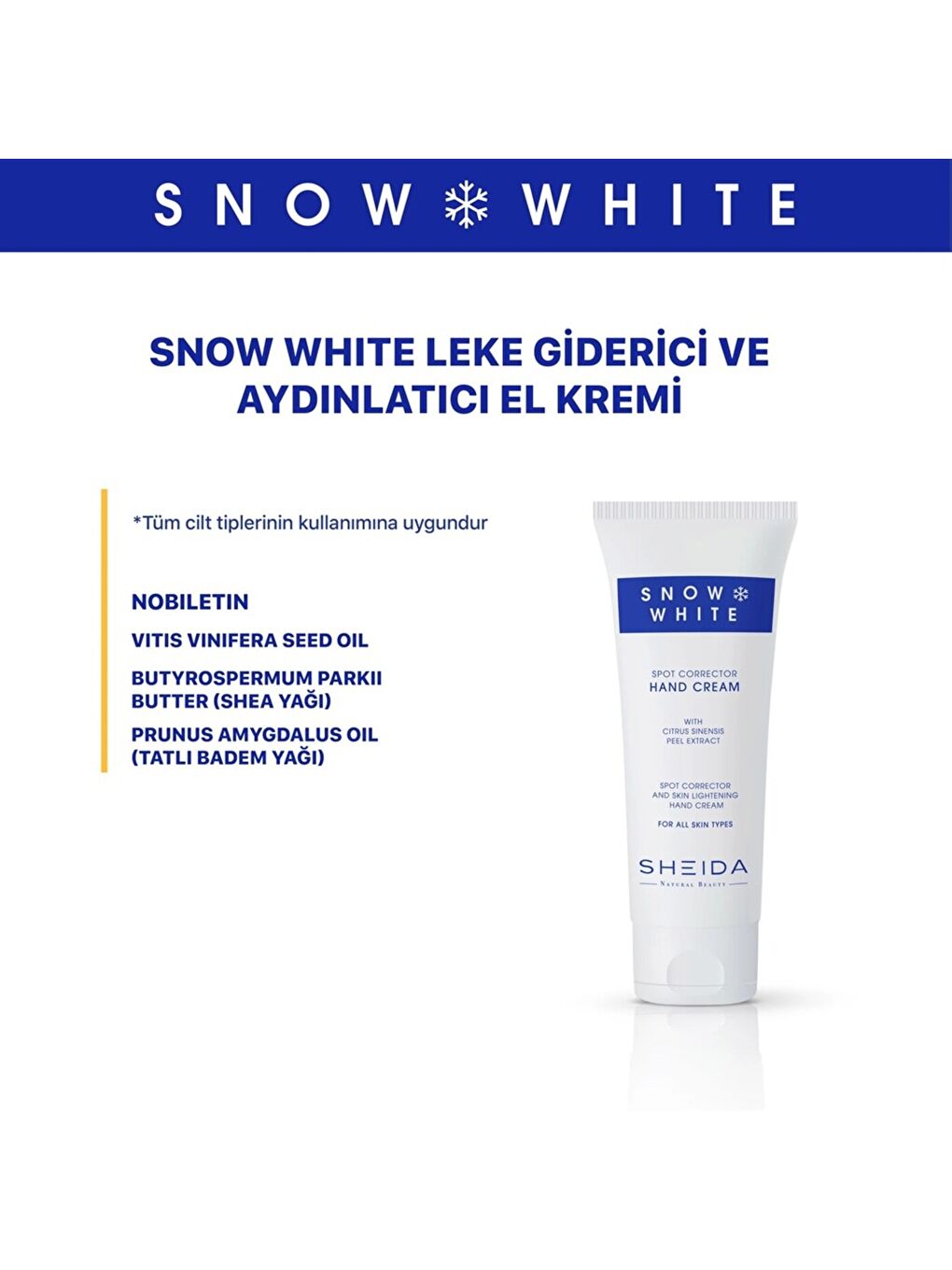Snow White Leke Karşıtı El Ve Yüz Bakım Seti-2