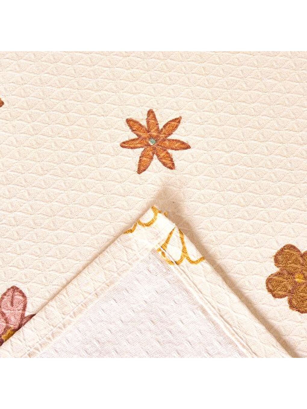 Karışık Soft Flow Tek Kişilik Pike Takımı - Renkli-3