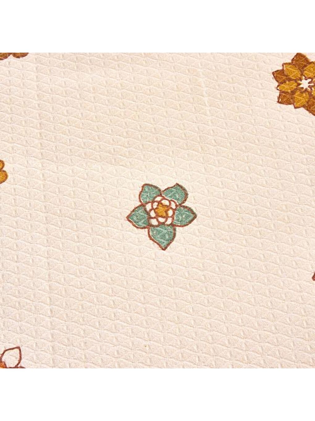 Karışık Soft Flow Tek Kişilik Pike Takımı - Renkli-5