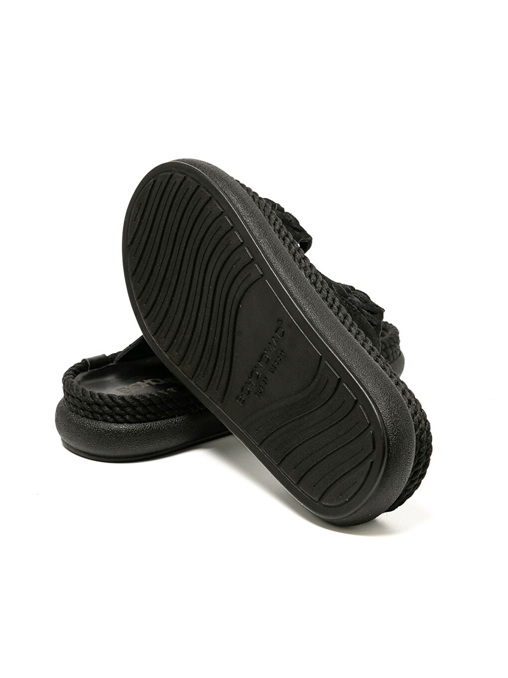 SYDOR20-00020 Sydney Örgü Kadın Terlik Siyah-5