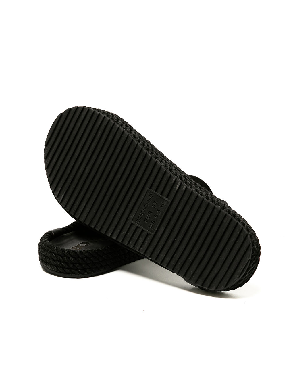 CAS20-00020 Casablanca Kadın Terlik Siyah-5