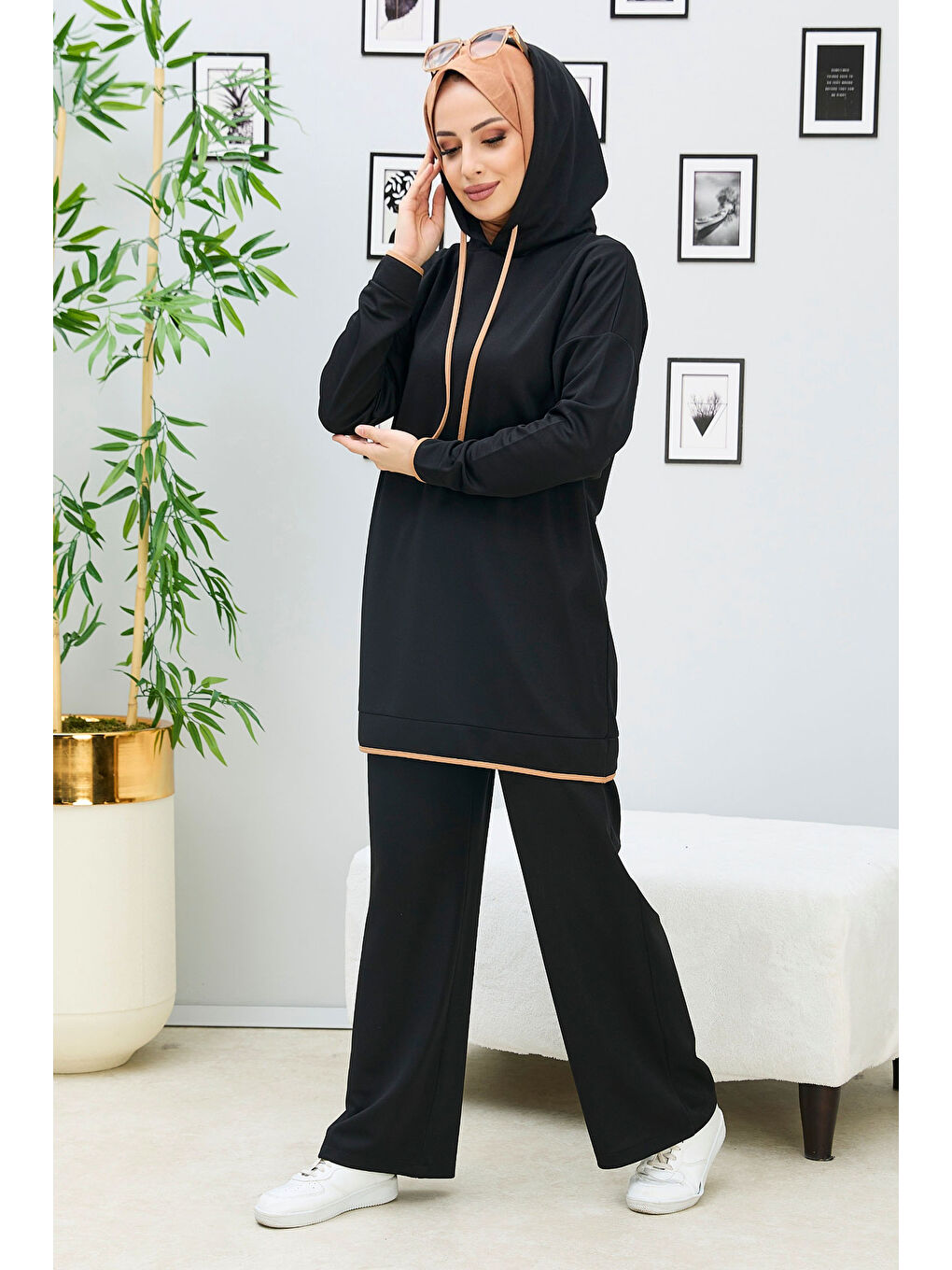 Tunik Pantolon Siyah - 27390