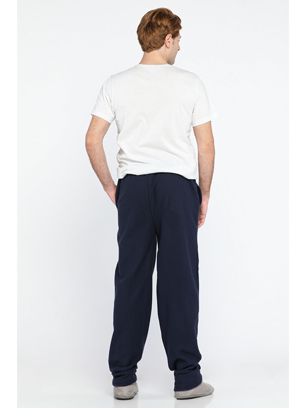 Lacivert Erkek Polar Pijama Altı-2