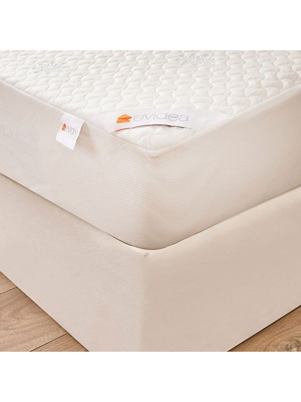 Evidea Soft Fitted Çift Kişilik Serinletici Alez - Beyaz - 160x200 cm - 1