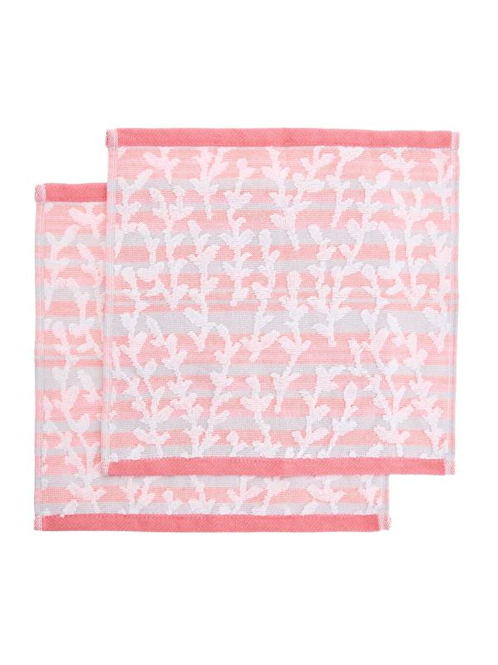 Soft Carla 2'li Havlu Seti - Açık Turuncu - 30x30 cm-1