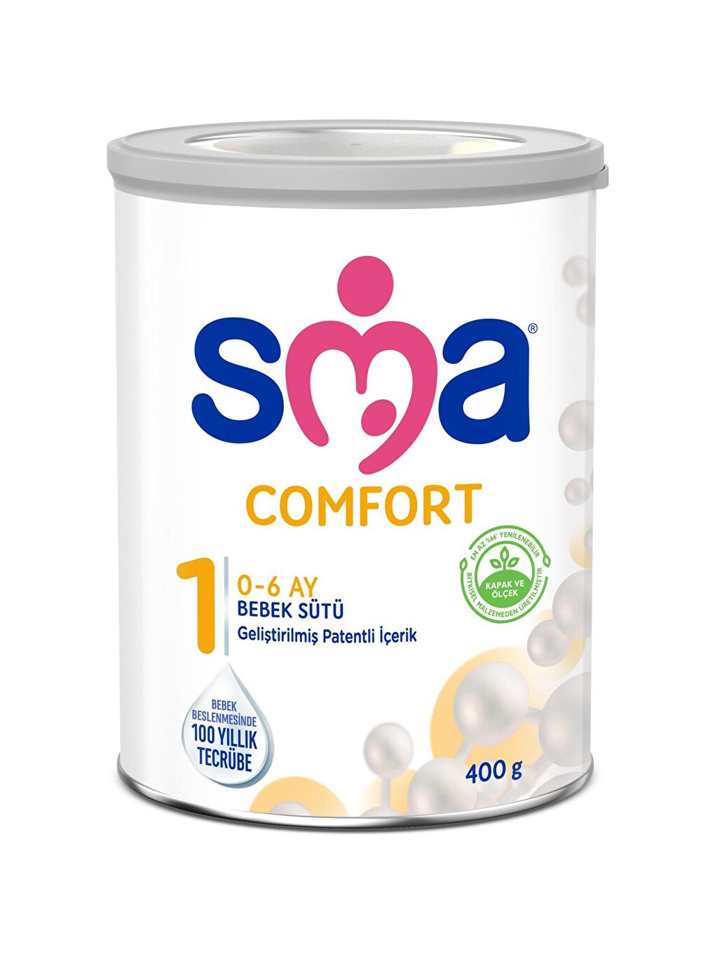 SMA Renksiz 1 Bebek Sütü Comfort 400 gr