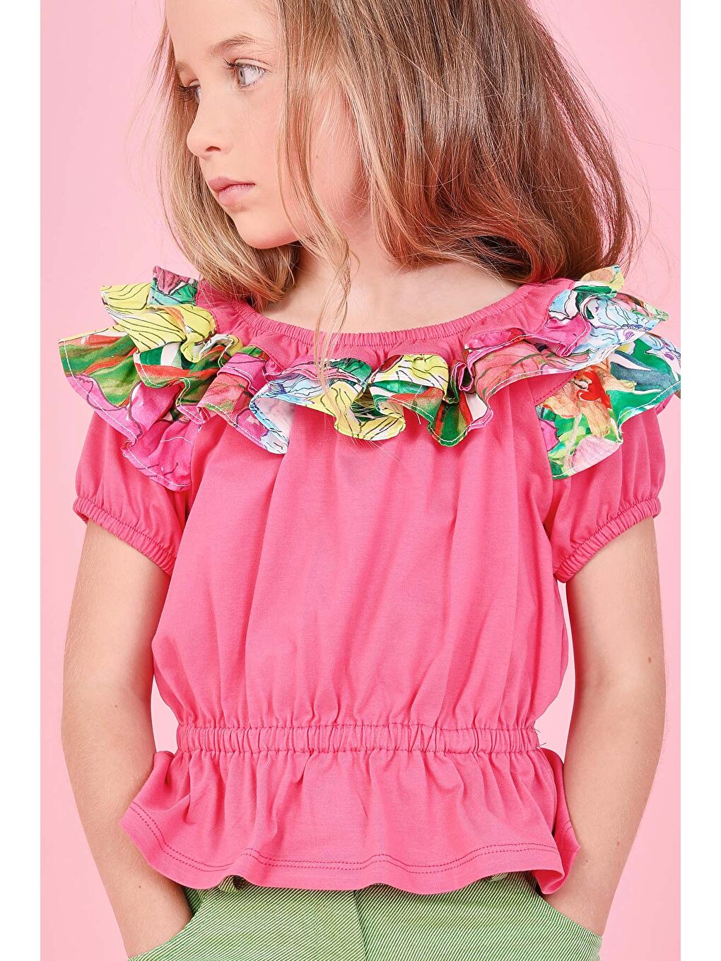 Karışık Kız Çocuk Bluz-3