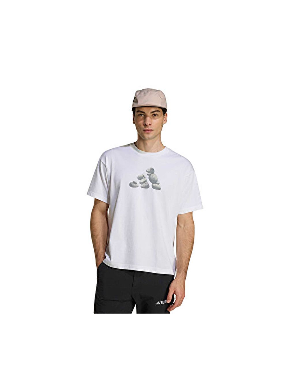 U Terrex Rocks G T Unisex Outdoor Tişörtü Kb9625 Beyaz-2