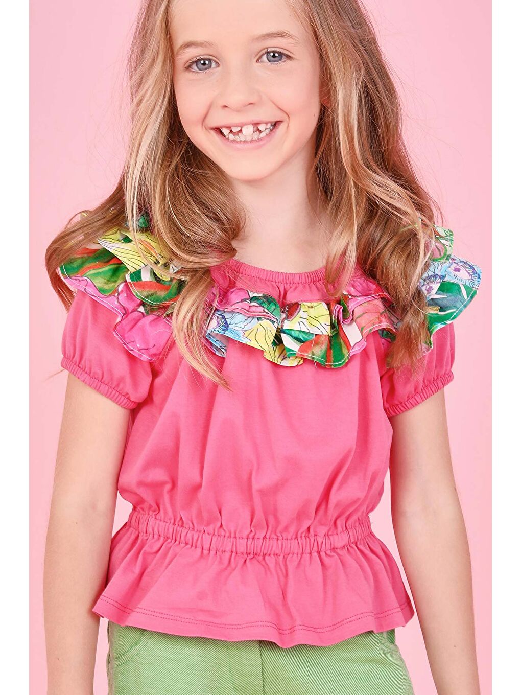 Karışık Kız Çocuk Bluz-4