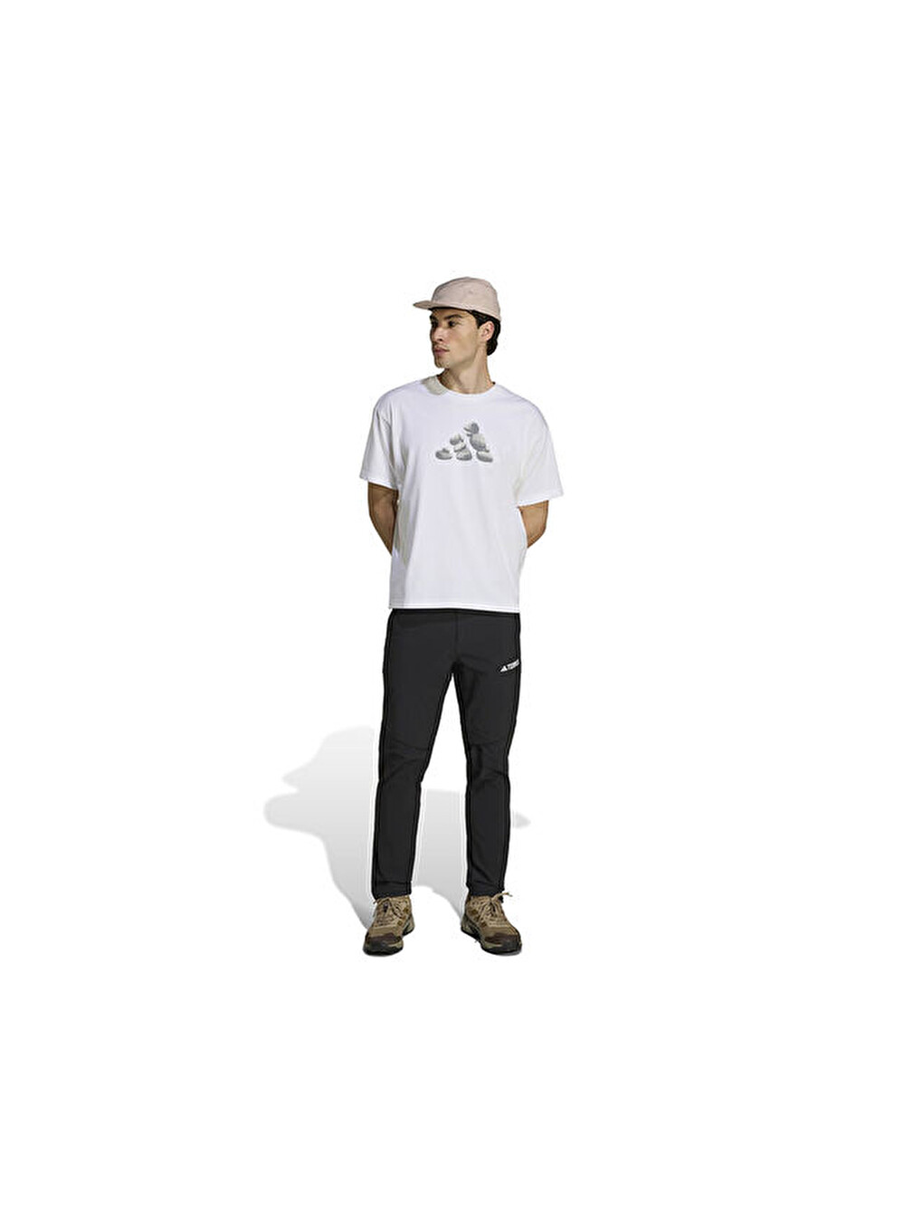 U Terrex Rocks G T Unisex Outdoor Tişörtü Kb9625 Beyaz-6