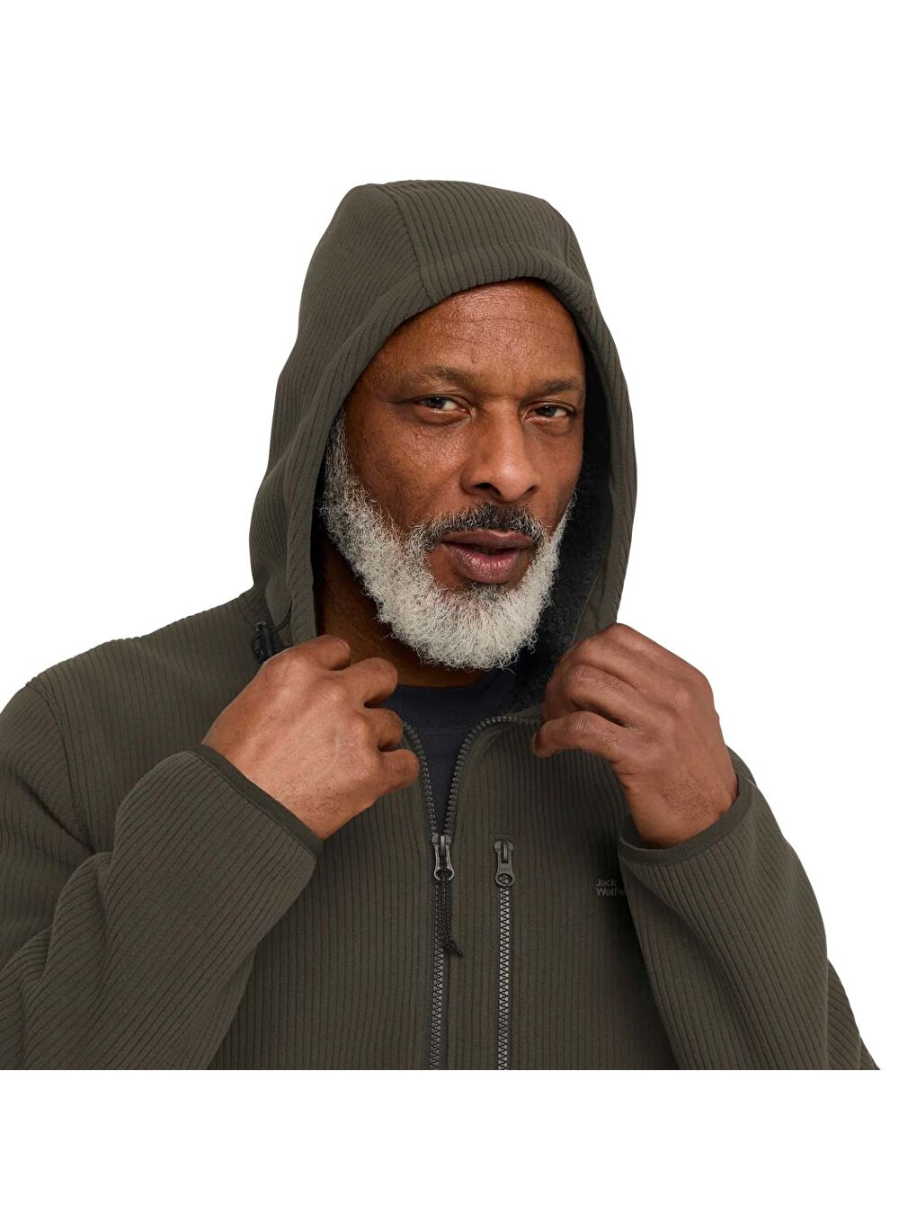 Haki Lake Ridge Hooded Erkek Yeşil Outdoor Mont-1