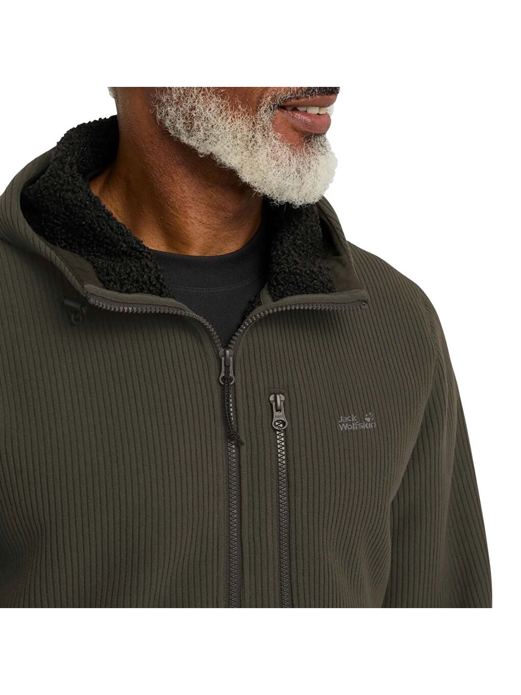 Haki Lake Ridge Hooded Erkek Yeşil Outdoor Mont-2