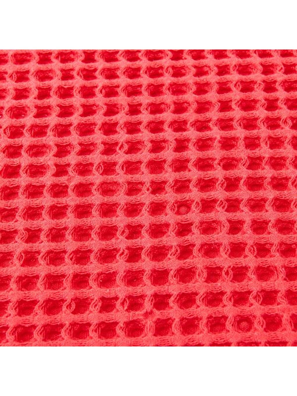 Soft Waffle Mutfak Havlusu - Kırmızı - 30x45 cm-1