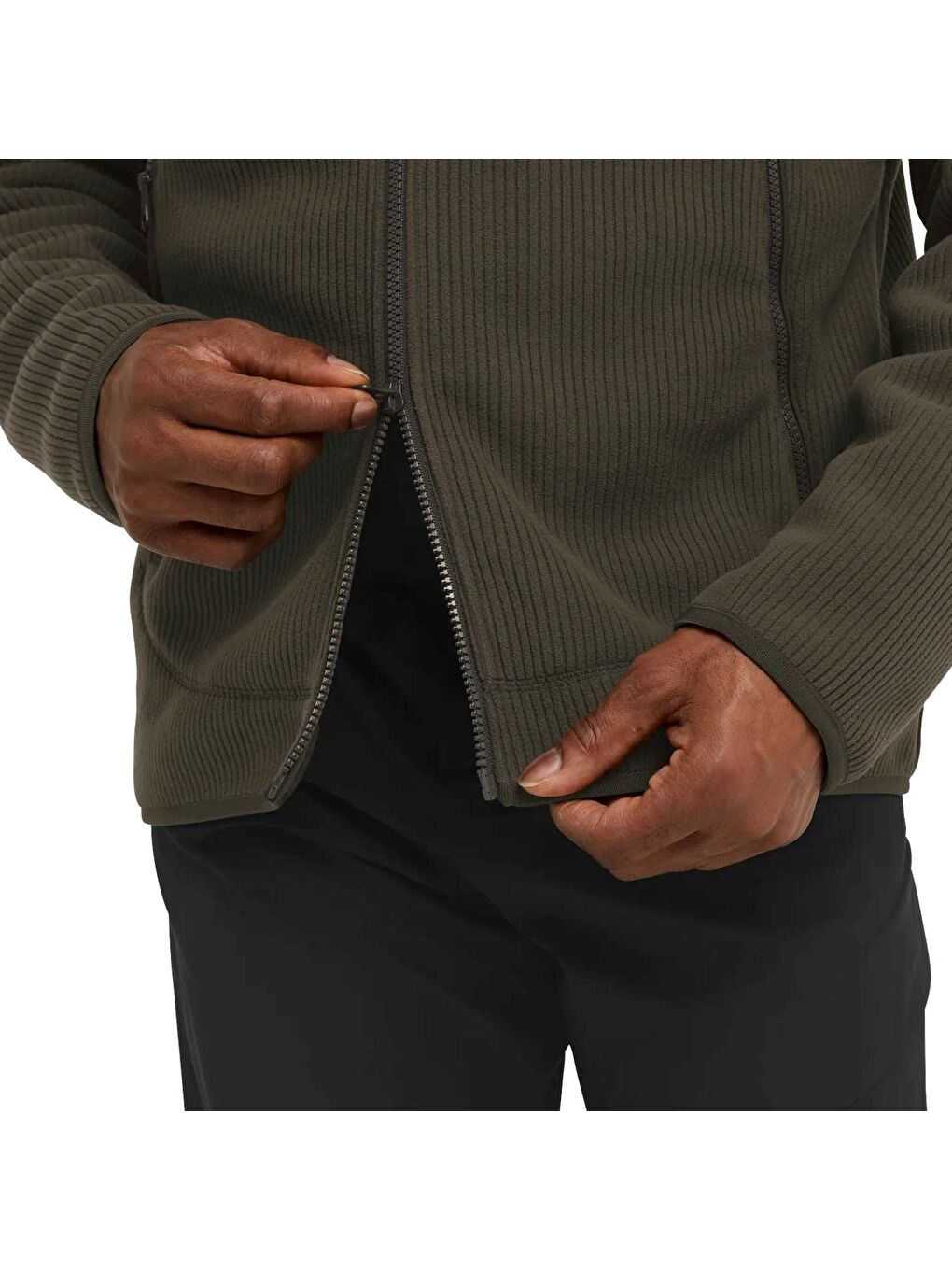 Haki Lake Ridge Hooded Erkek Yeşil Outdoor Mont-3