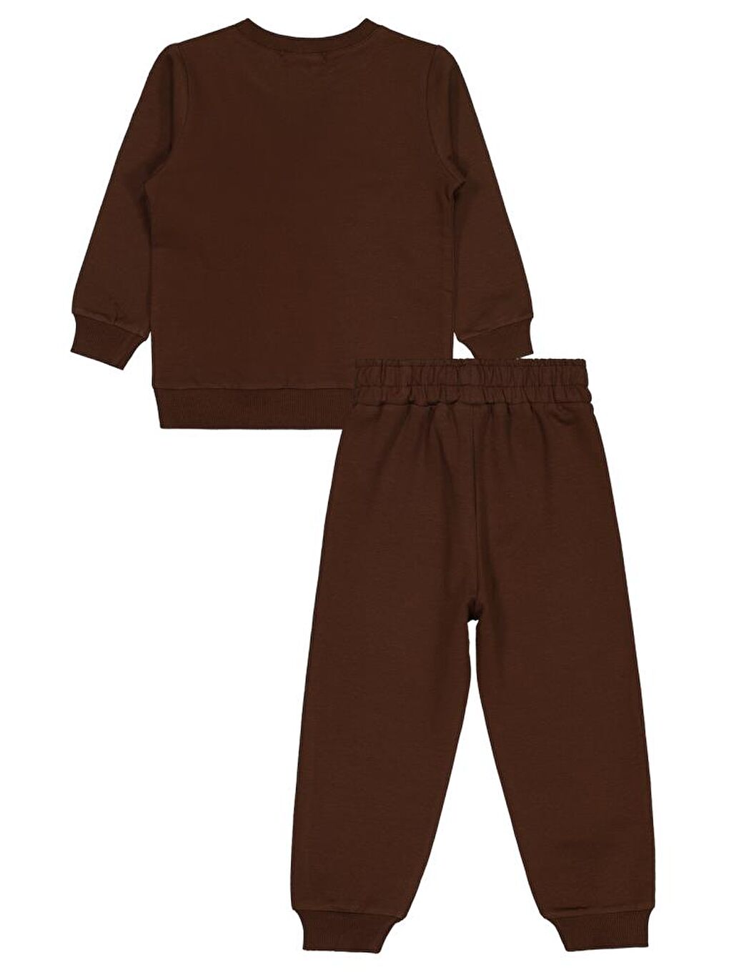 Kahverengi Boys Toy Dou Baskılı 2-5 Yaş Eşofman Takımı-1