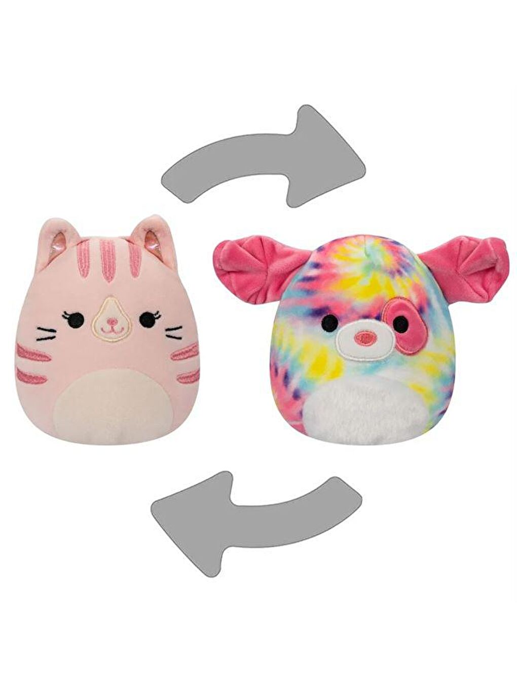 Squishmallows Karışık Flip-A-Mallows Laura and Shena 13cm Pelüş Oyuncak