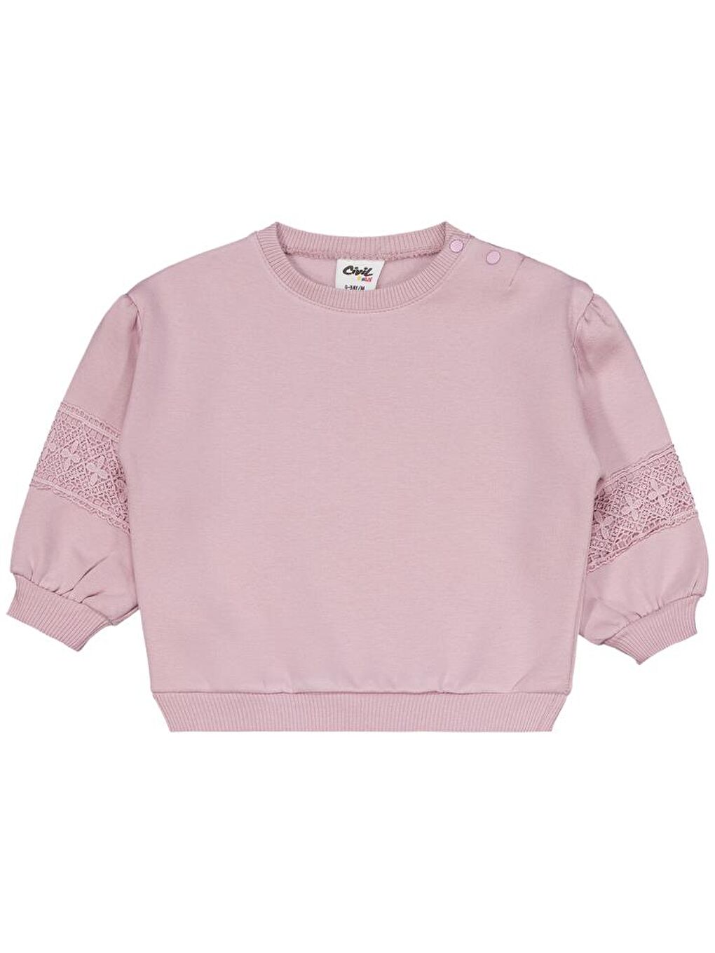 Pembe Baby Dantelli 6-18 Ay Takım-1