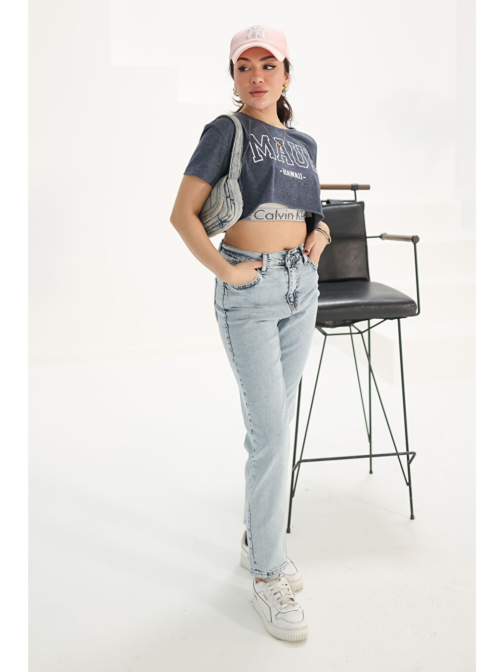 Mom Jean Pantolon Acik Mavi   13360-2