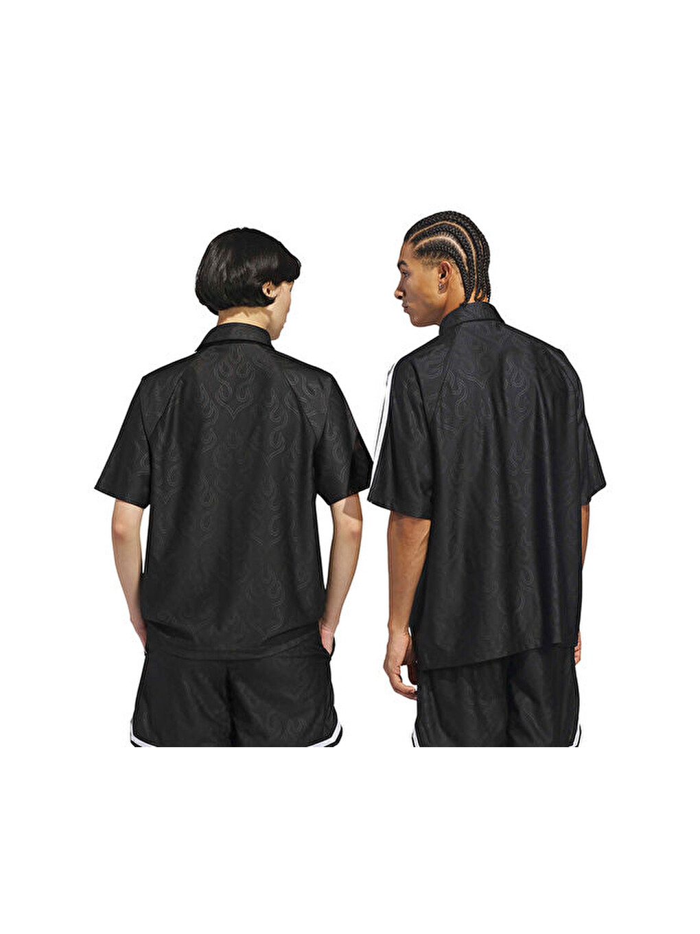 Jacquard Top Unisex Basketbol Tişörtü Ka9356 Siyah-1