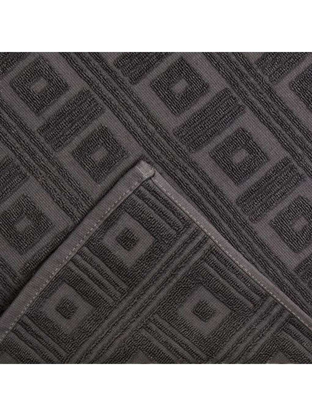 Evidea Soft Kybele Yüz Havlusu - Antrasit - 50x90 cm - 2