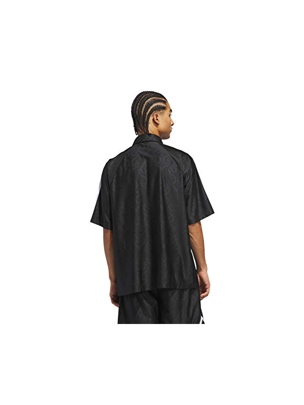 Jacquard Top Unisex Basketbol Tişörtü Ka9356 Siyah-3