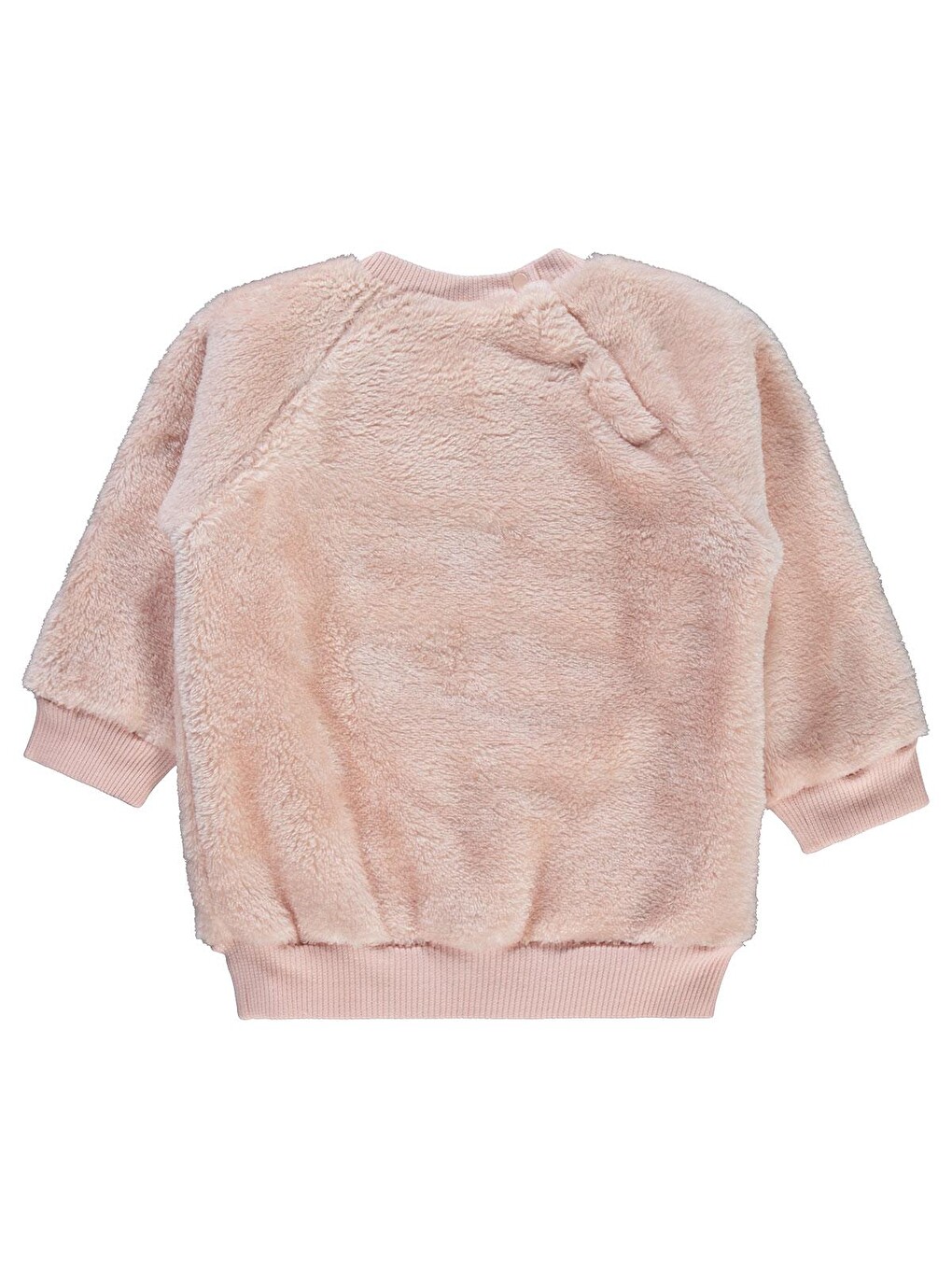 Pembe Baby Kız Bebek Sweatshirt 6-18 Ay Açık Somon-1