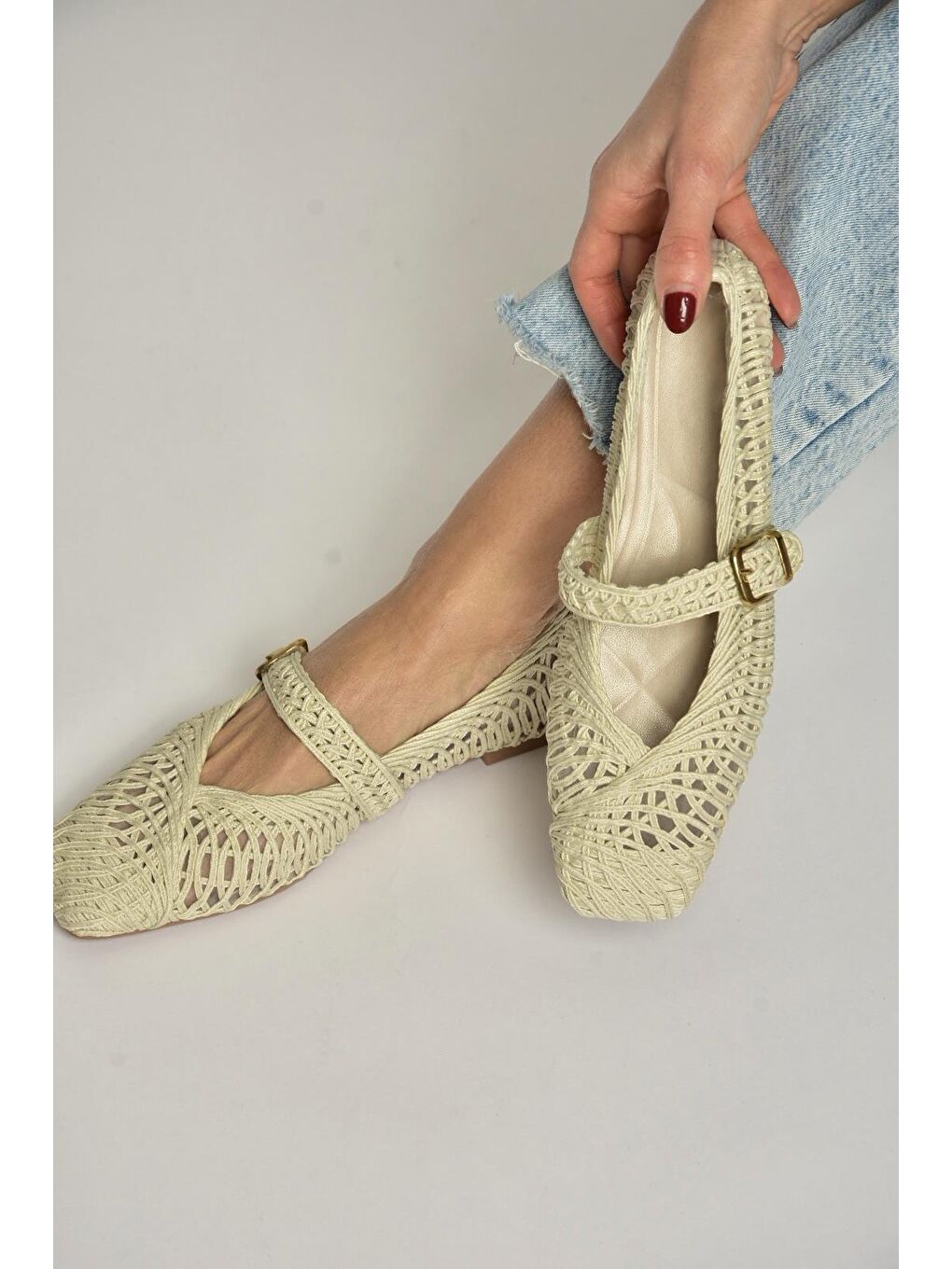 Bej Kadın Babet Y444540004-2