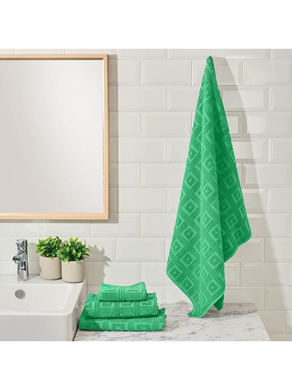 Evidea Soft Kybele Banyo Havlusu - Yeşil - 70x140 cm